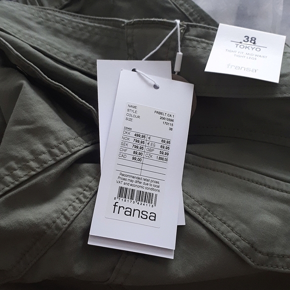 Fransa Tokyo cotton pants /BBWT - Picture 10 of 11